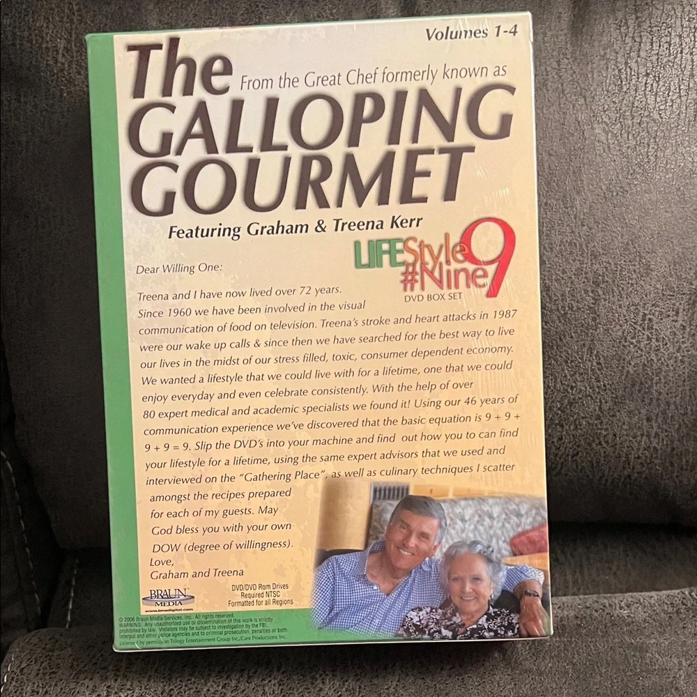*New* The Galloping Gourmet DVD Box Set - Lifestyle #9 - Volume 1-8 - Picture 3 of 7